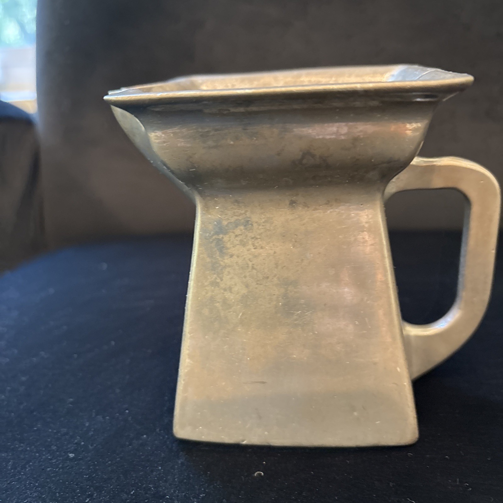 1985 Vintage Wilton Geometric Creamer Pitcher Aluminum Alloy