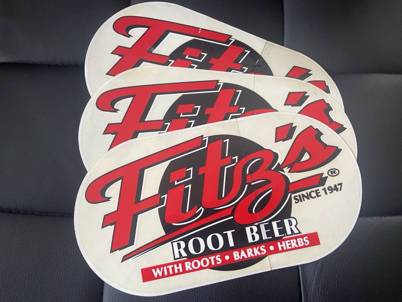 Fitz’s Root Beer Vintage Decal Stickers Soda Pop Advertising Mancave Original 