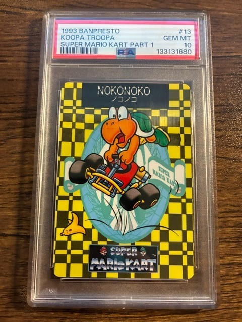 1993 Banpresto Koopa Troopa Super Mario Kart Part 1 PSA 10 Gem Mint