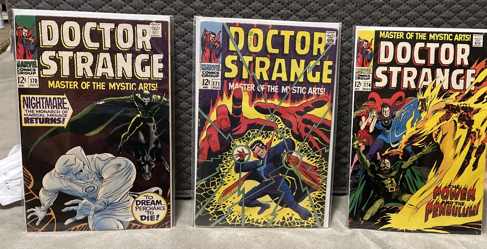 Dr. Strange 170 - 171 - 174 Marvel Comic Books Excellent Condition And Color