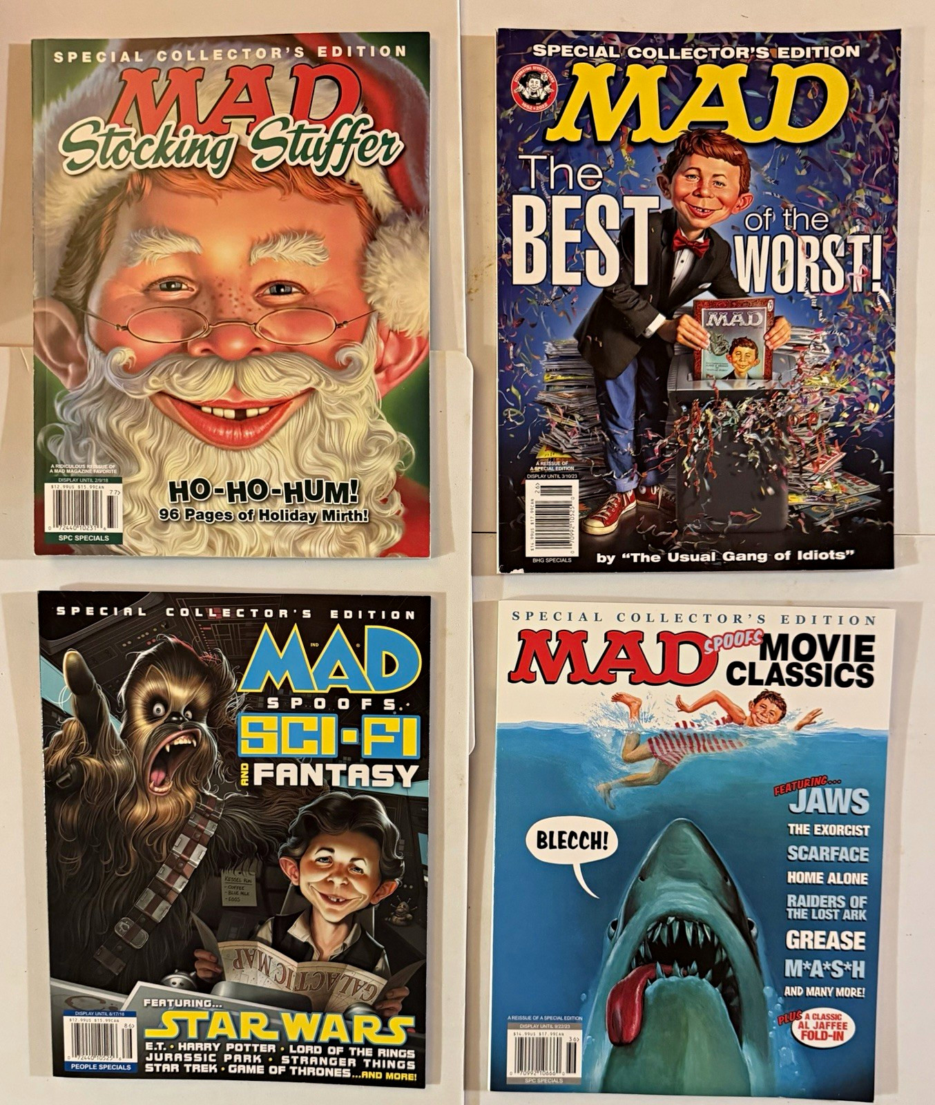 MAD Special Collector\'s Edition Magazine Lot of 4 - MAD Super Specials