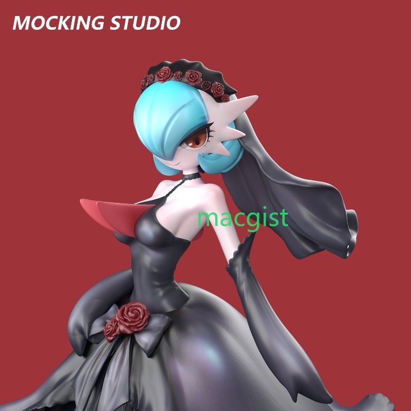 Mocking Studio Gardevoir Black Wedding Version 1:20 Resin Pu Figure Toy Gift New
