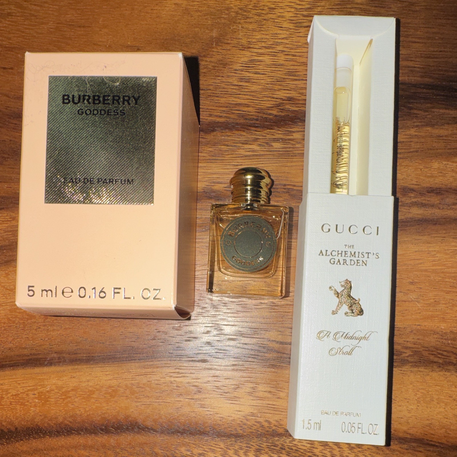 Burberry Goddess EDP 5ml + Gucci The Alchemist's Garden EDP 1.5ml
