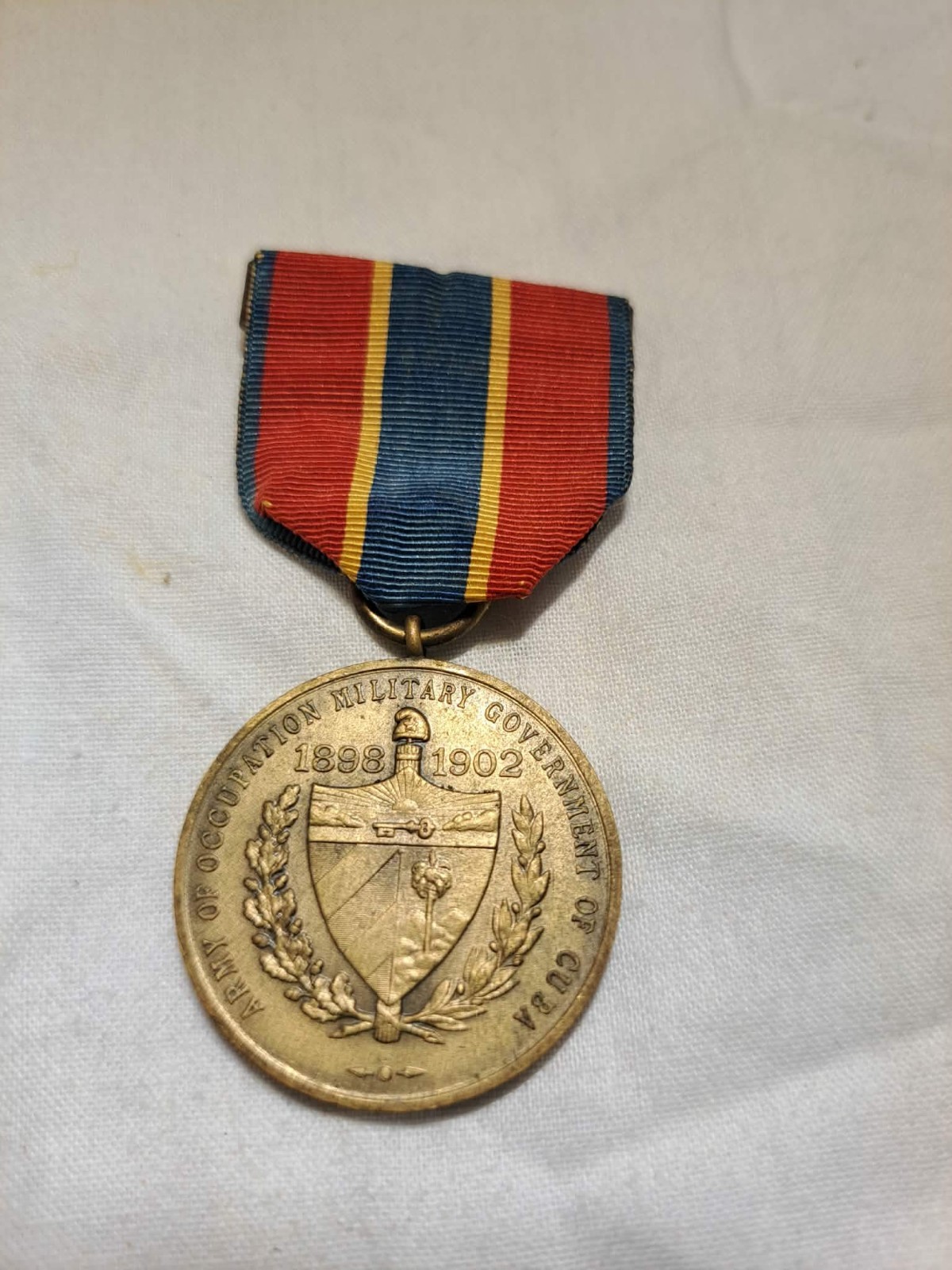 US Army Occupation Military Government of Cuba 1898-1902 Service Medal