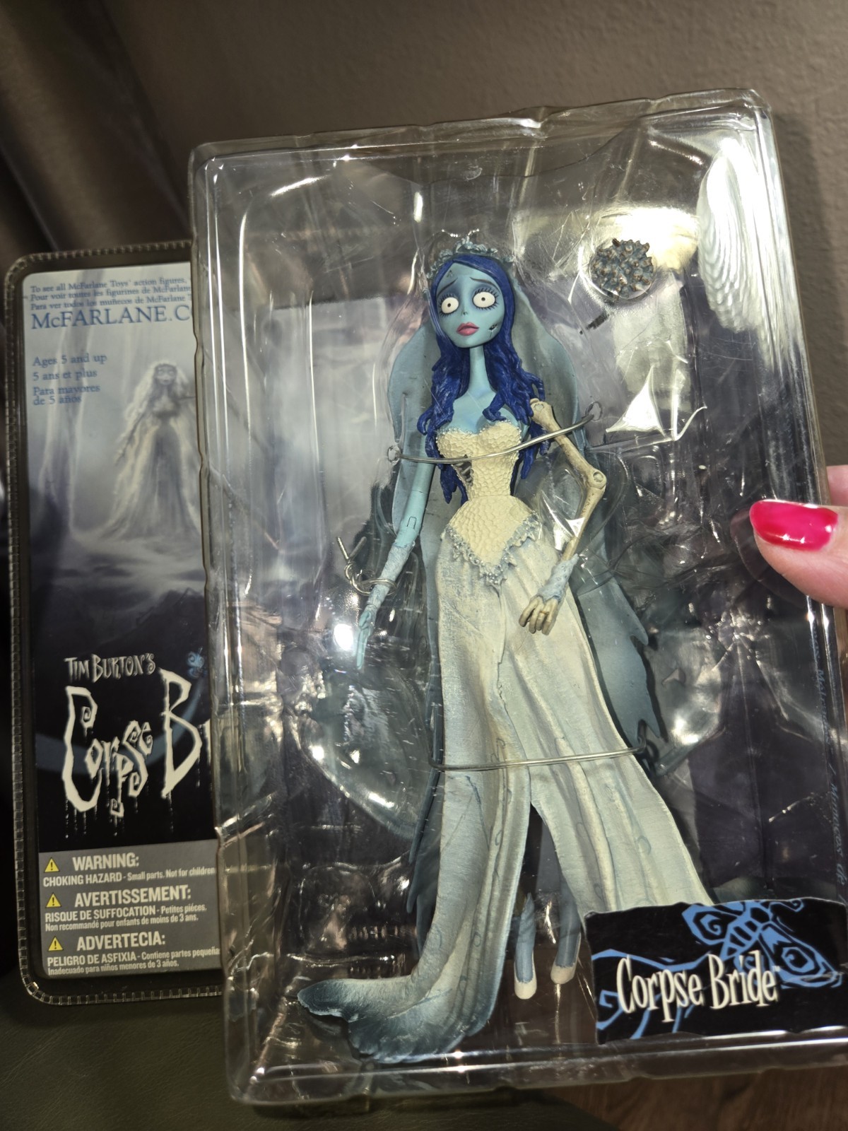 Tim Burton's Corpse Bride 2005 Series #1 Plastic Has Some Yellowing - 