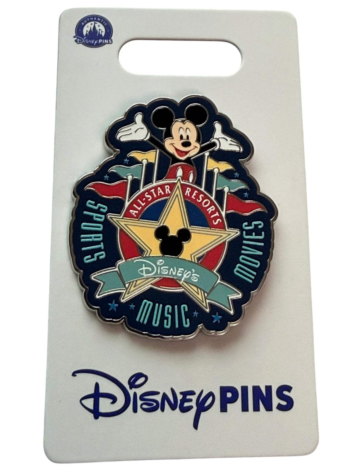Disney All Stars Resort Mickey Flag Pin-2026