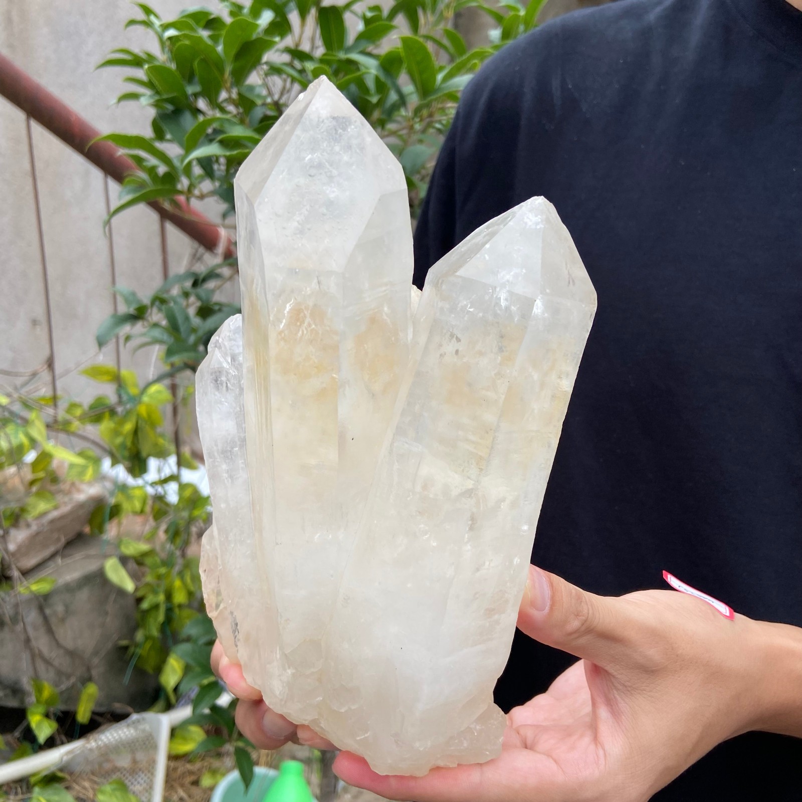 4.5lb Natural Clear White Quartz Crystal Cluster Rough Healing Specimen