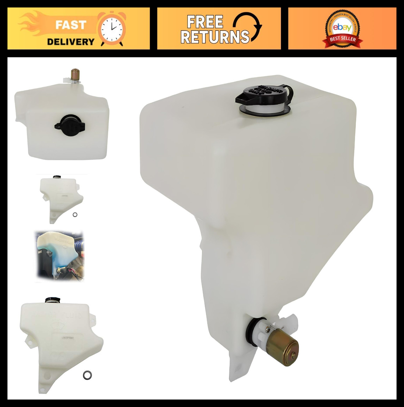 603-5402 Windshield Washer Reservoir Compatible with Peterbilt 320 330 335 357 3