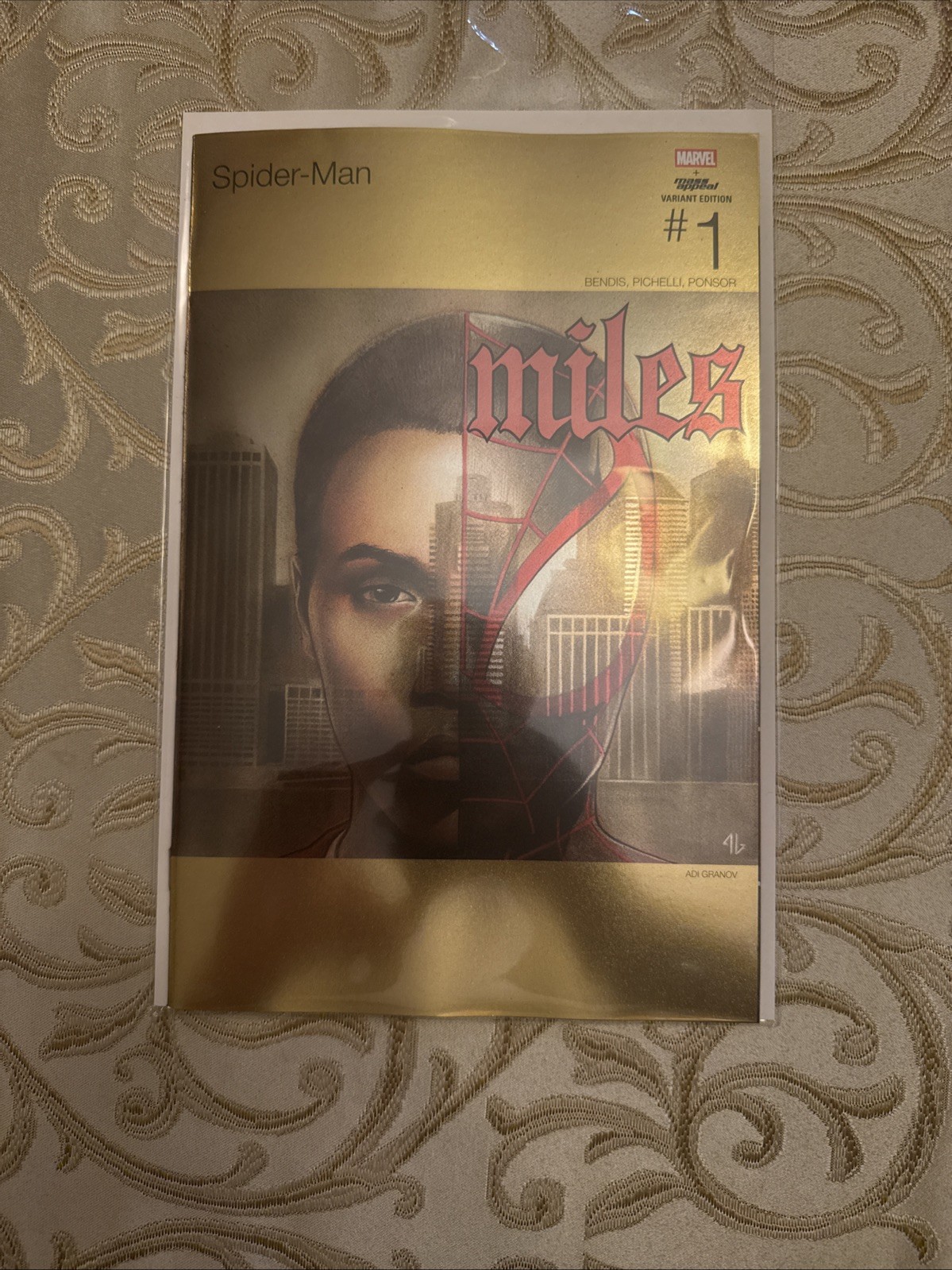 Mass Appeal Marvel Spider-Man #1 Gold Foil Hip-Hop Variant NYCC 2026 Nas