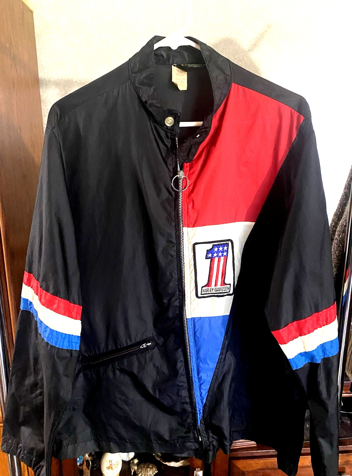 Vintage 1970’s Harley Davidson’s Classic Racing jacket Windbreaker 