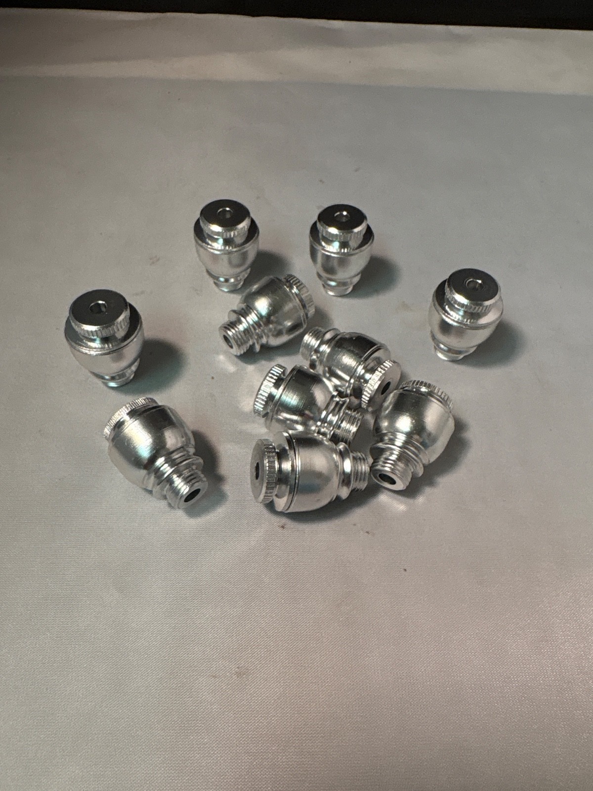10 PCS METAL MEDIUM BOWL W/CAP FOR TOBACCO PIPE LAMP PARTS