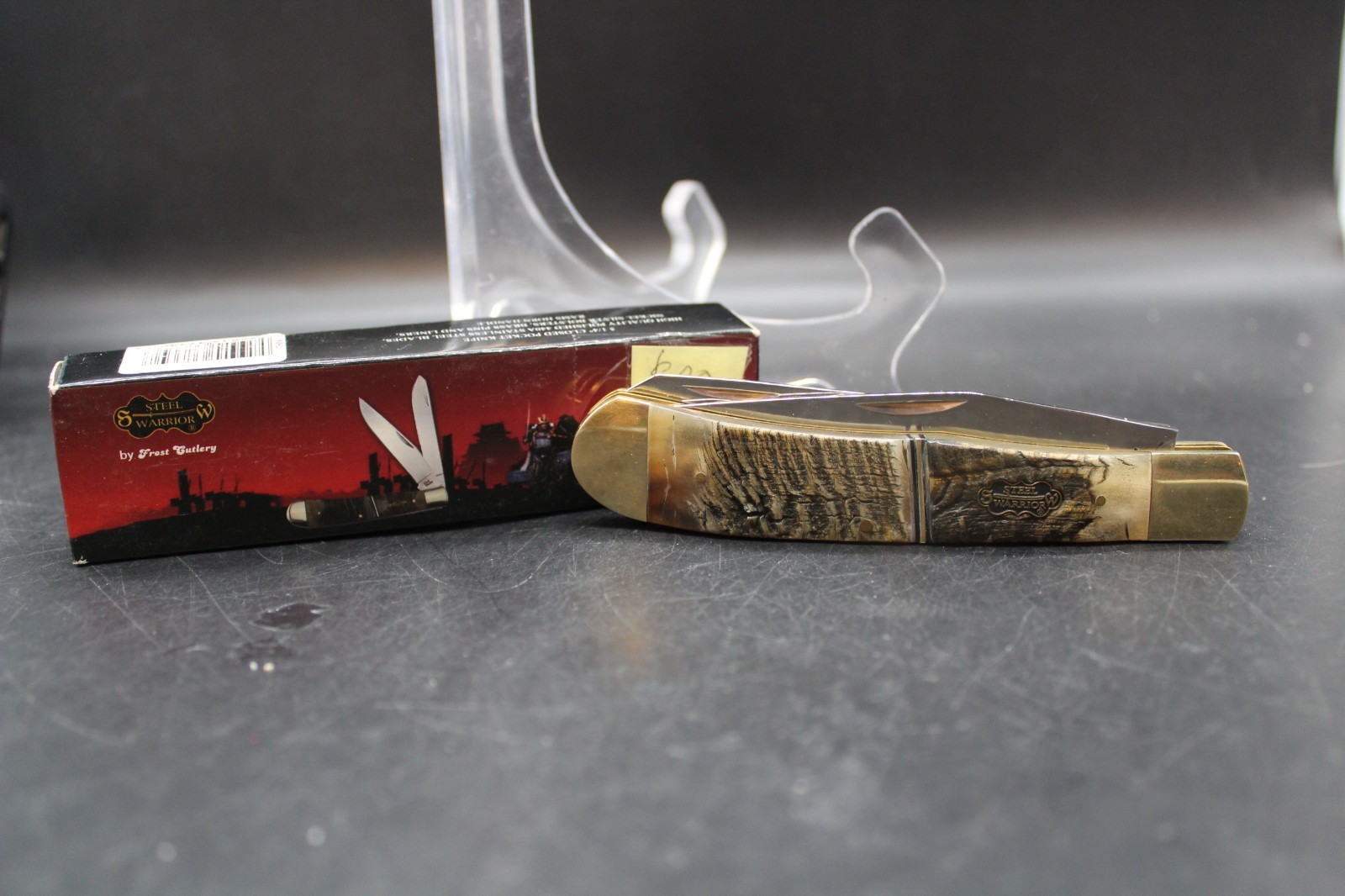 Steel Warrior Trapper Pocket Knife New In Box Large Trapper SW-108L/RH