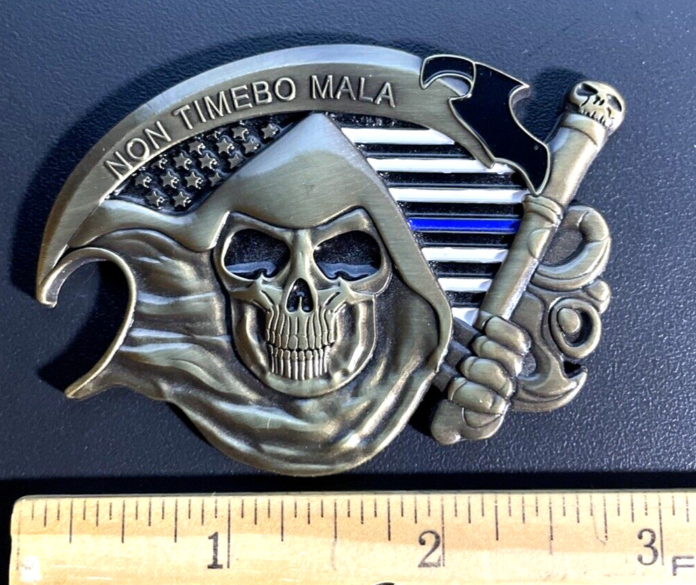 ✅🔥U.S. FEDERAL AIR MARSHAL NON TIMEBO MALA (I WILL FEAR NO EVIL) CHALLENGE COIN