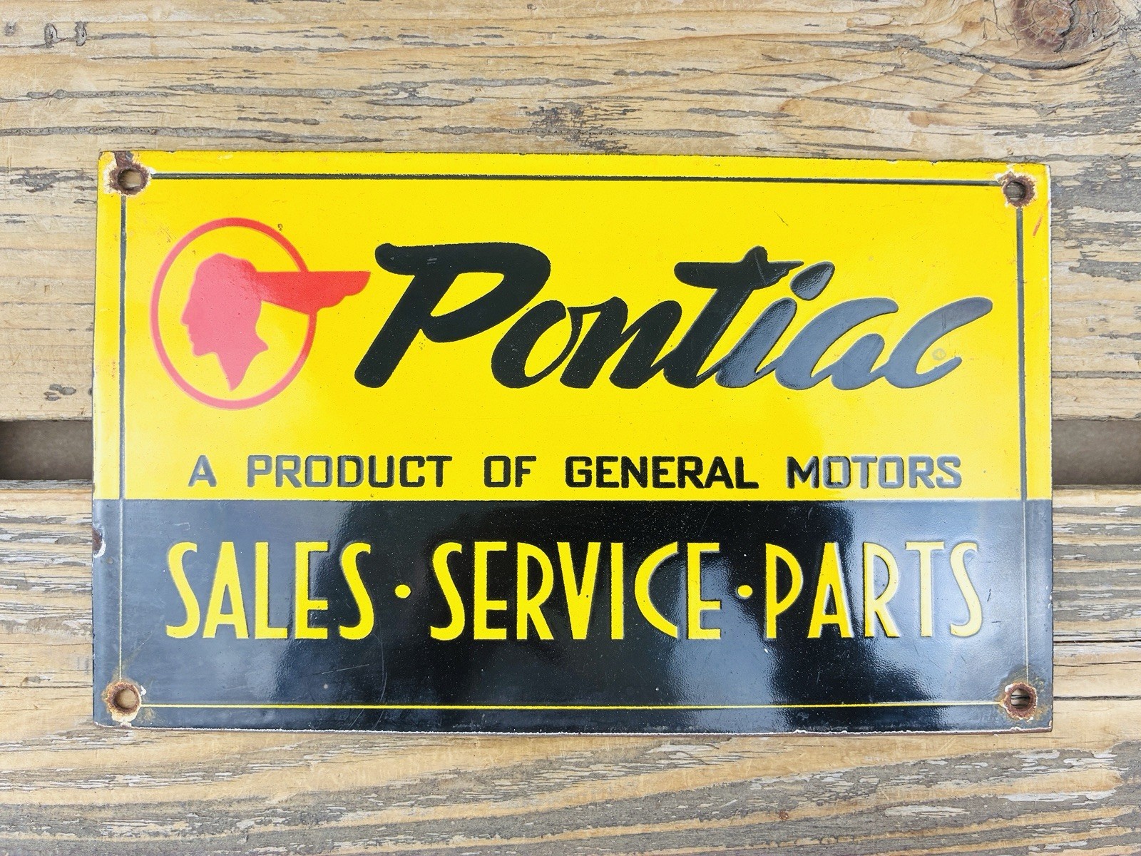 VINTAGE PONTIAC 10x6