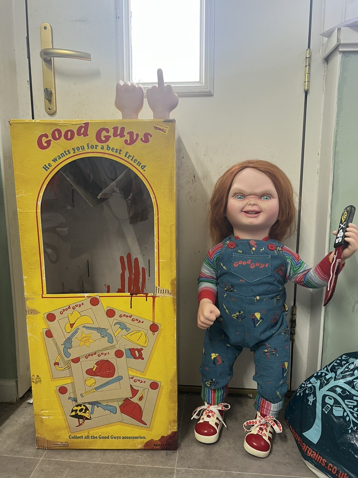 Trick or treat studios child’s play 2 ultimate Chucky doll 1-1 scale life size