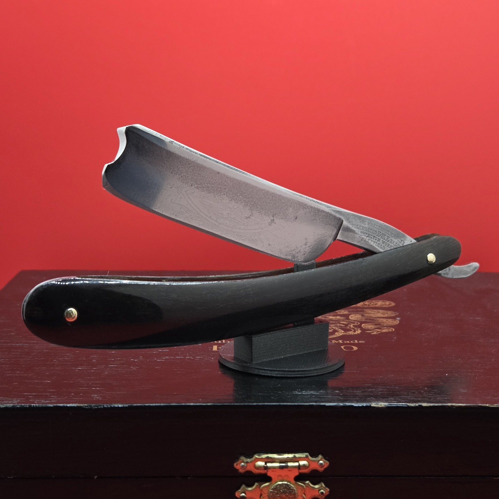 Vintage/Antique 13/16+ George Wostenholm & Sons IXL. Sheffield Razor. Original 
