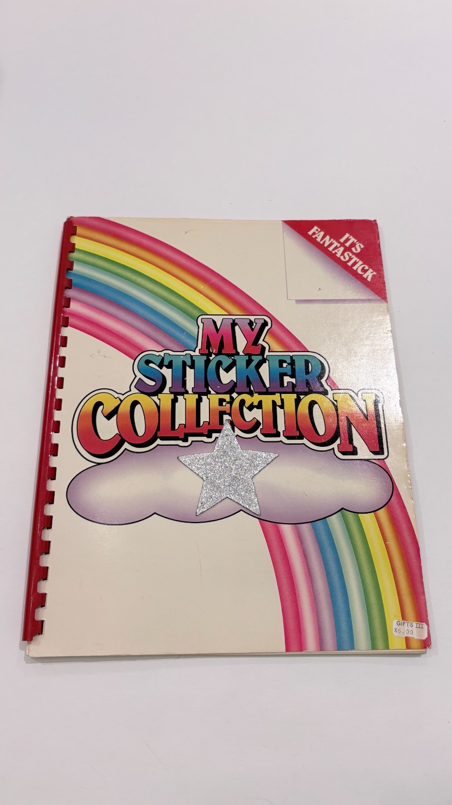 Vintage 1980s Lisa Frank My Sticker Collection Album Garfield Smurfs