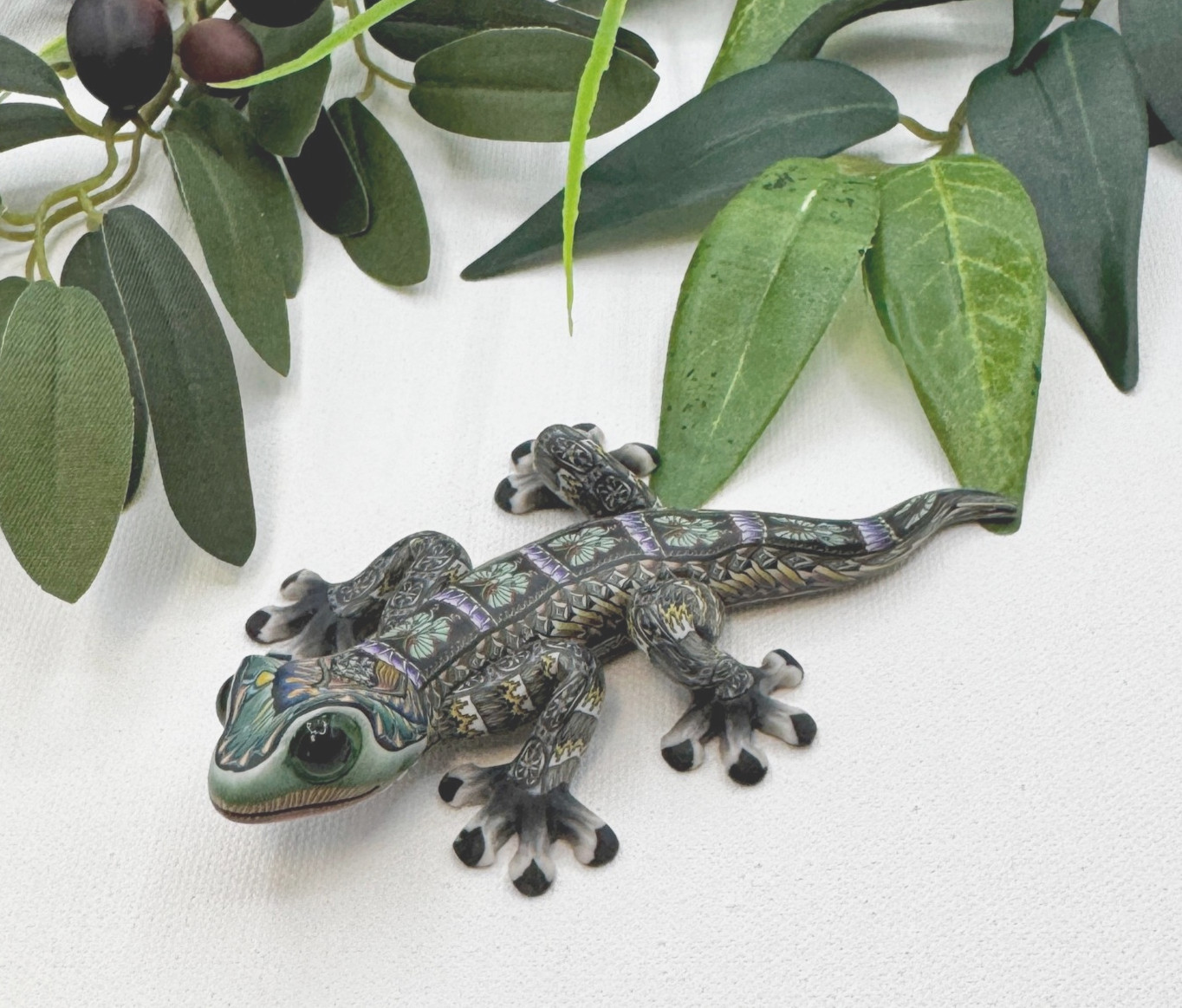 JON STUART ANDERSON'S. BABY GECKO LIZARD -ONE OF A KIND - COLLECTABLE