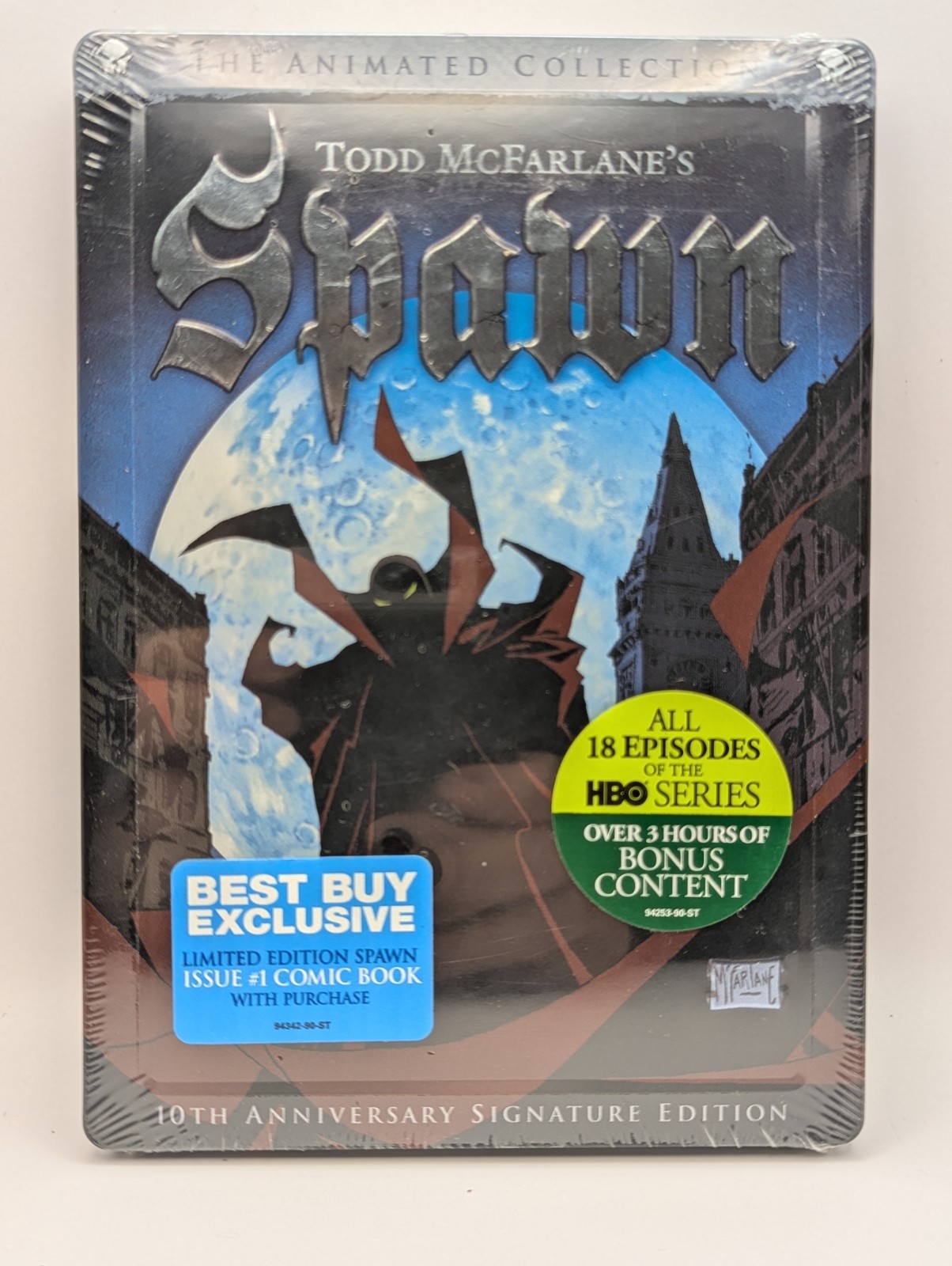 New SEALED Spawn #1 Mini Comic + 10th Anniversary DVD (2007, Best Buy) McFarlane