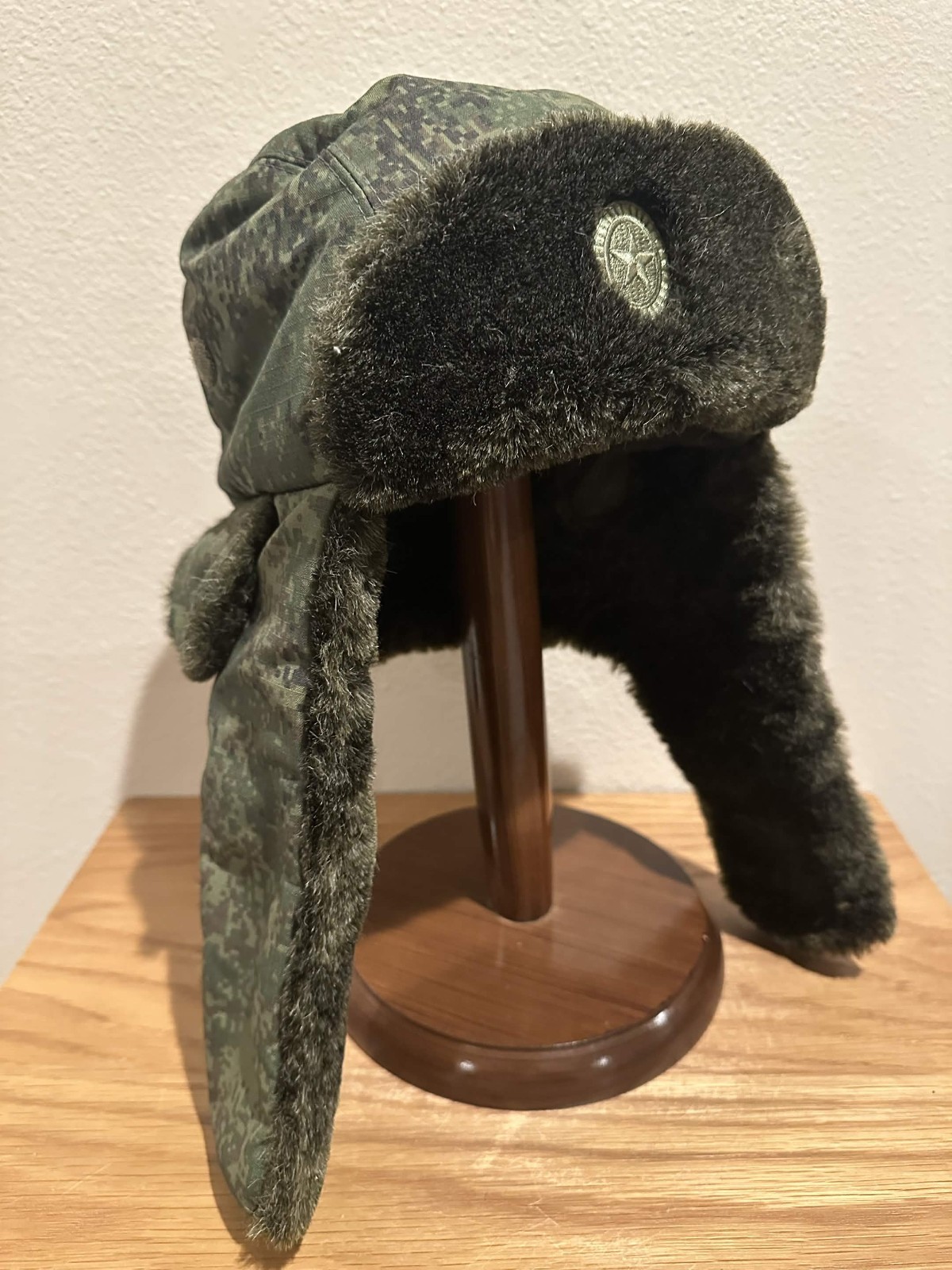 Russian Army VKBO EMR Flora Camo Ushanka Winter Hat Sz 58 Surplus NOS Ukraine