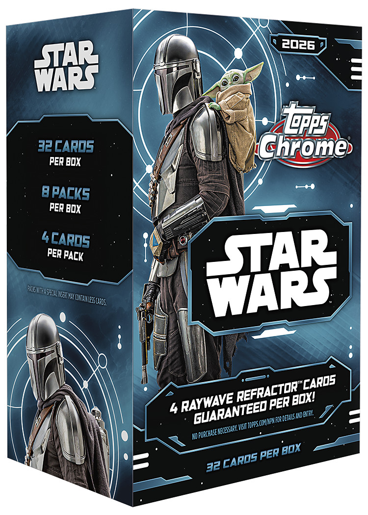10X 2026 Topps Chrome Star Wars Value Blaster Boxes - Factory Sealed Inner Brick