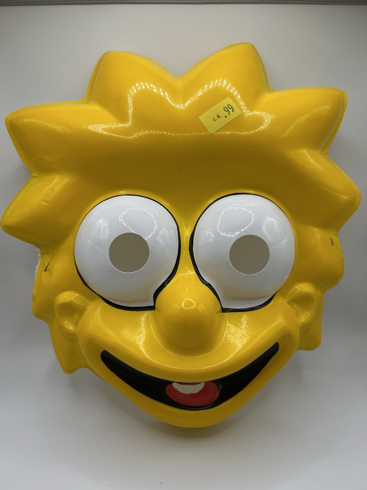 Vintage 1989 Lisa Simpson Ben Cooper Halloween Mask