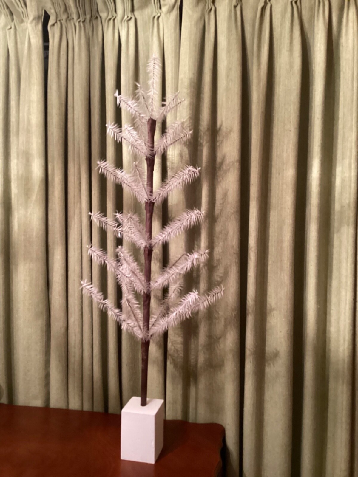 SALE 3.5 ft Authentic 1850s German White Sapling Goose Feather Tree 😺We make it