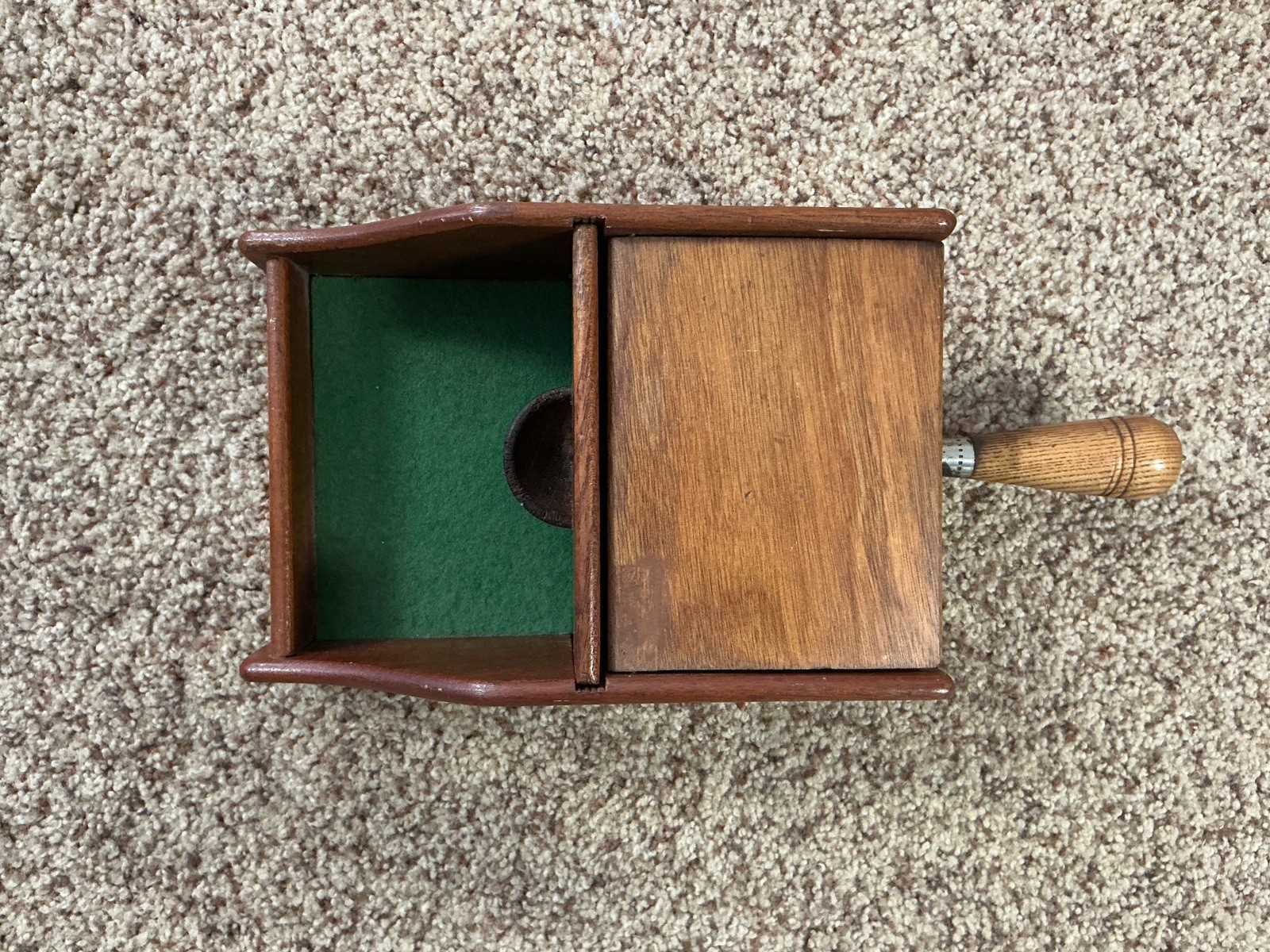 Antique or Vintage Wood Voting Box Fraternal Masonic Social Clubs - no marbles