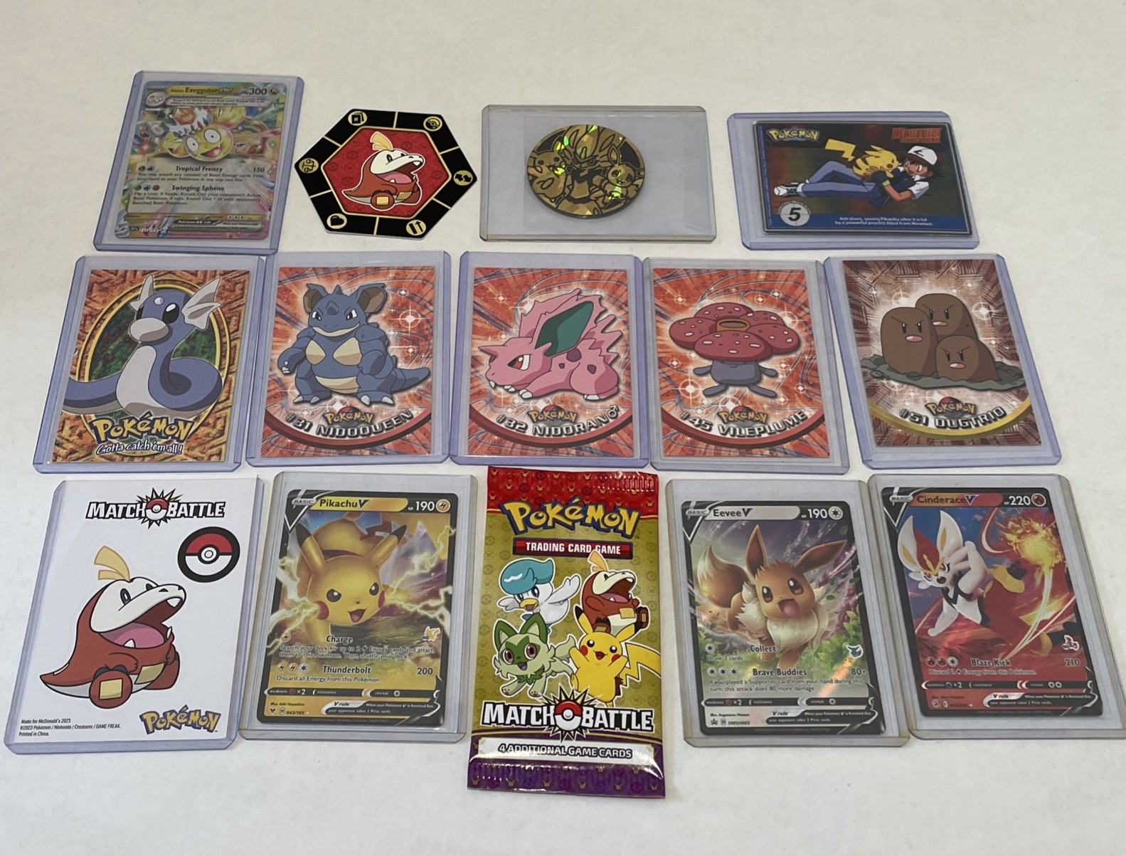 Vintage Pokemon Topps Blue Label Assorted Singles Pikachu Promo Rare Gold Holo
