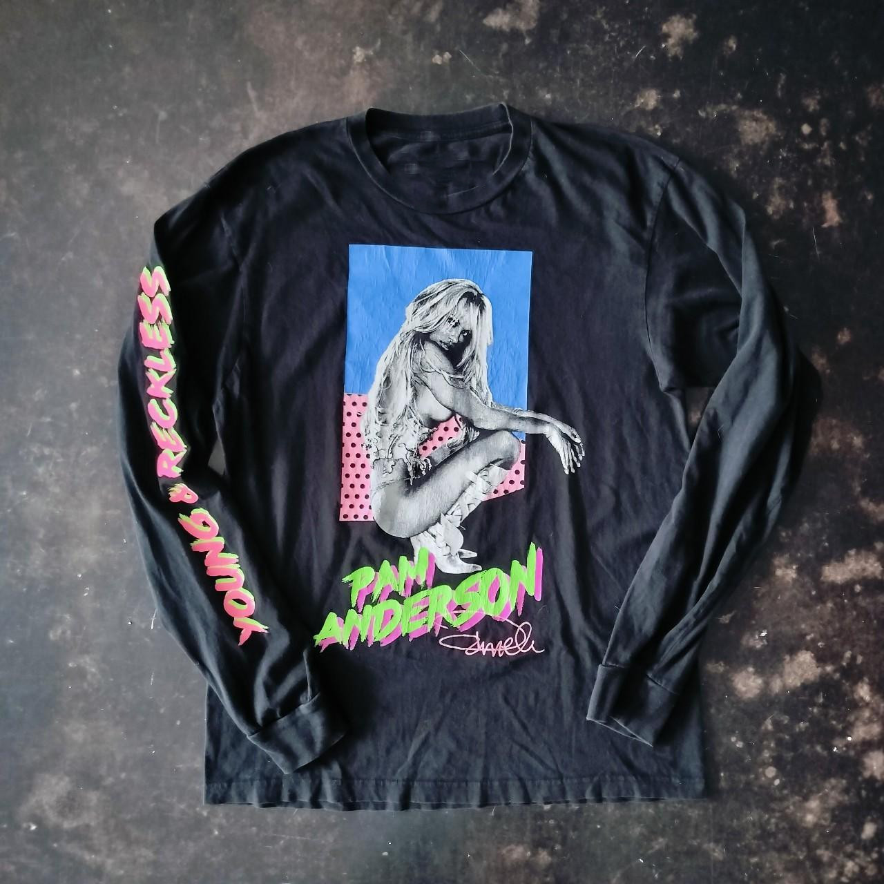 Rare Pamela Anderson Band Long Sleeve Unisex T- Shirt All Size S- 5XL UT143
