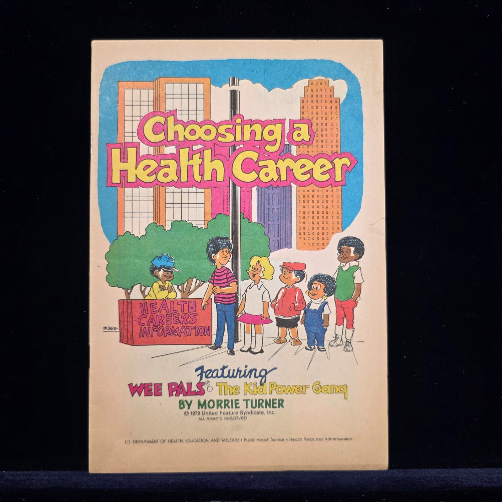Choosing a Health Career 1979 Wee Pals Morrie Turner Government Promo Comic 8.0