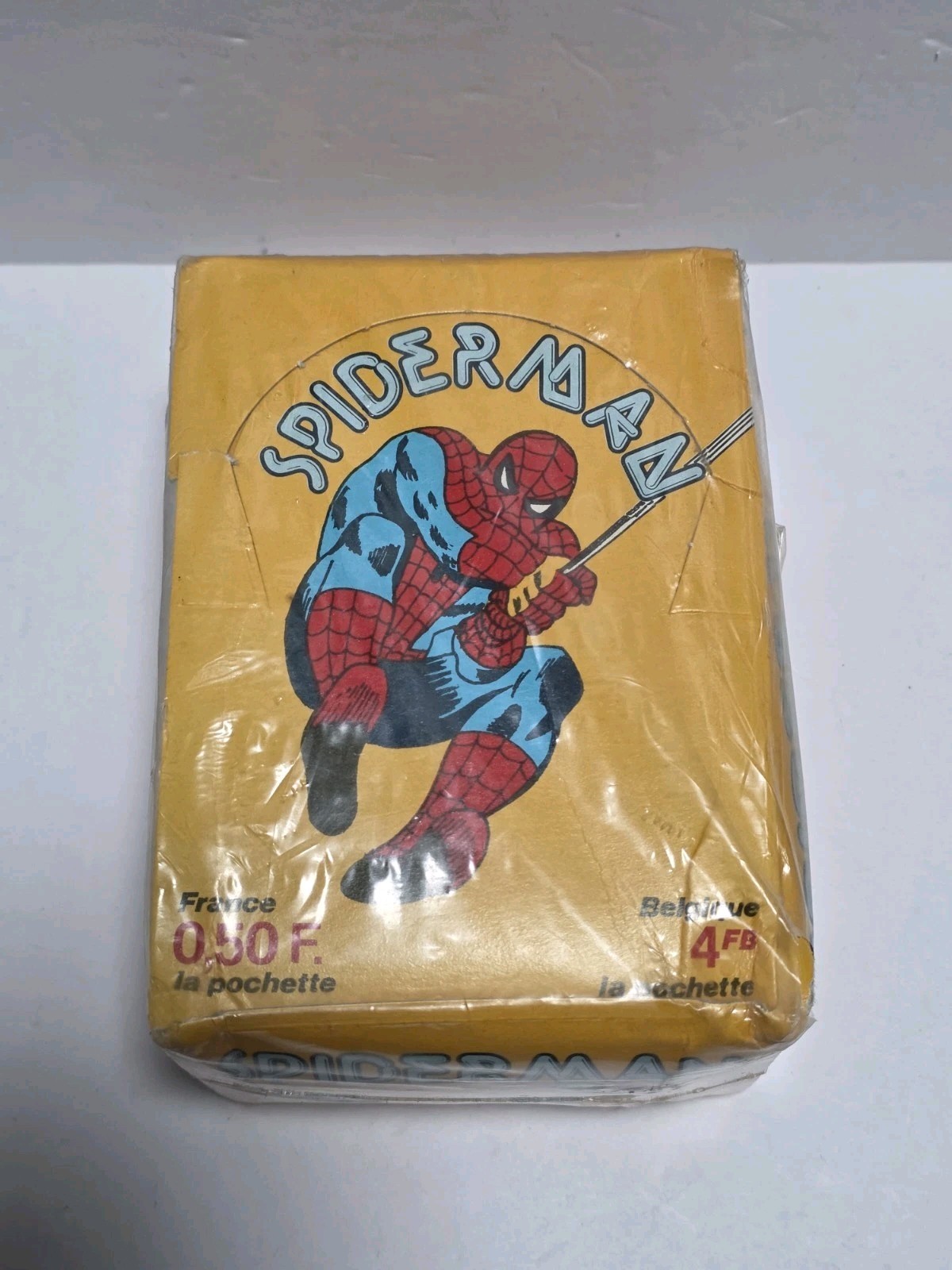 Vintage 1978 Prodifu Marvel Spider-Man Stickers Box France Made In Italy Sealed