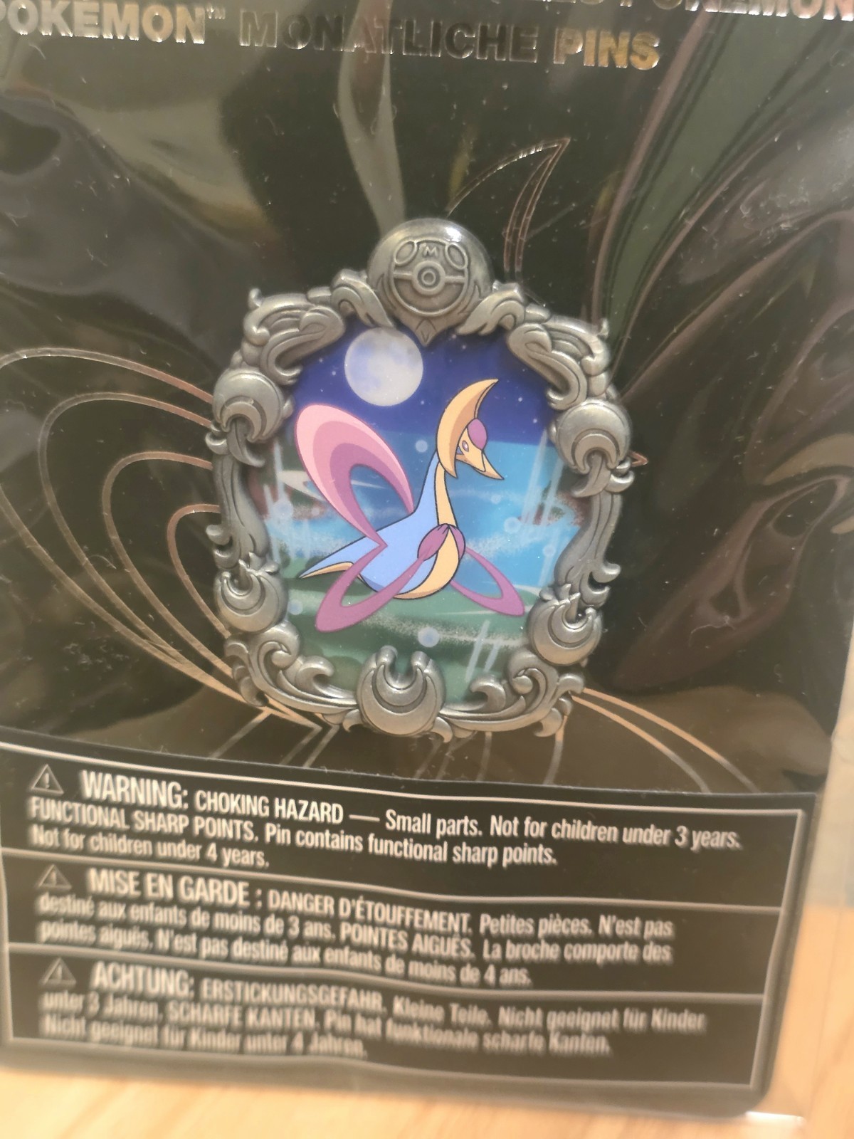 Pokemon Center Cresselia Monthly Pin 5/12 Legendary Moments 2026 Sealed New