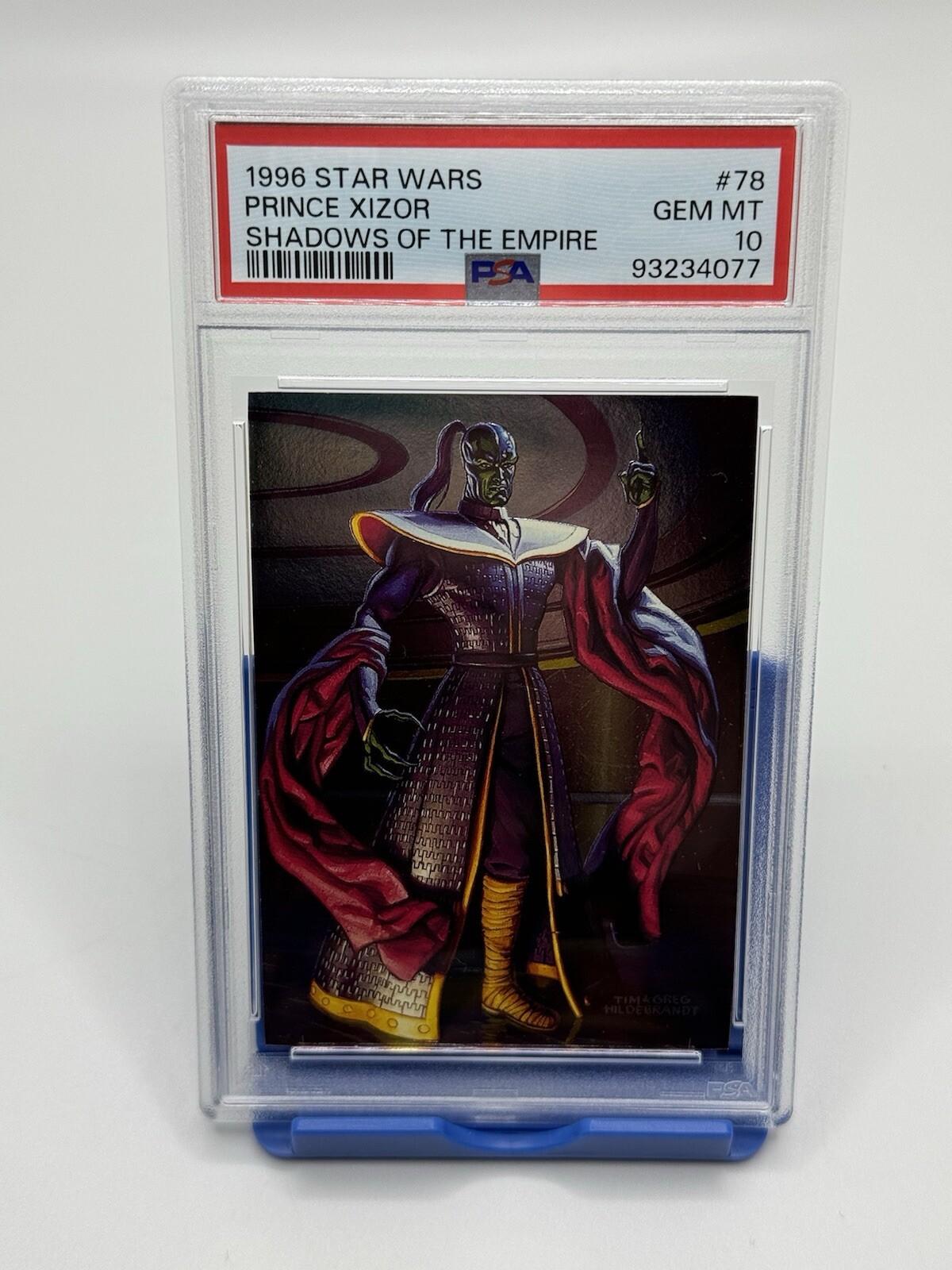 1996 TOPPS STAR WARS: SHADOWS OF THE EMPIRE PRINCE XIZOR #78 PSA 10 SDCC 2026