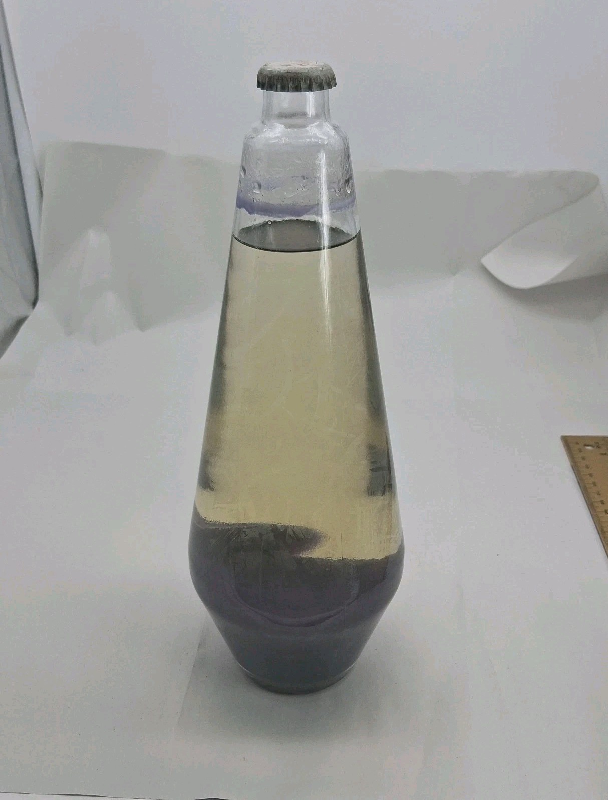 Vintage 1999 Lava Lite 32oz REPLACEMENT Globe Bottle ONLY Purple 09 Wax 11\