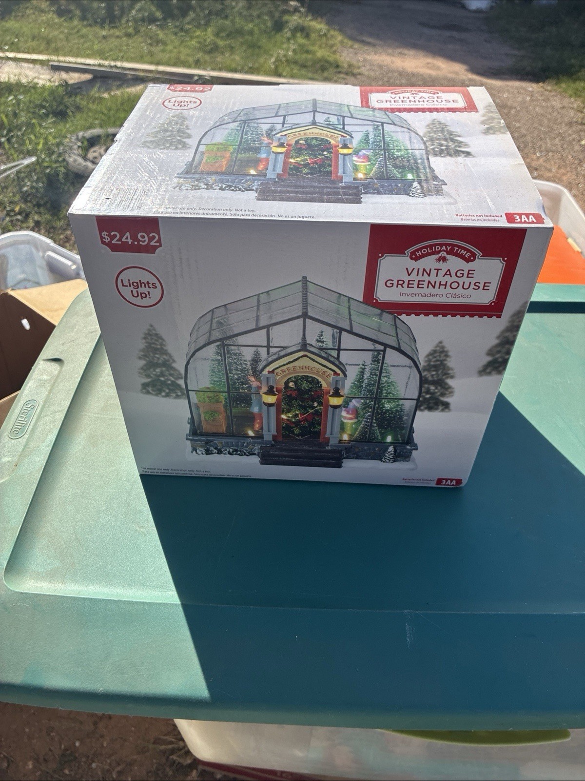 Holiday Time Light Up Village Greenhouse