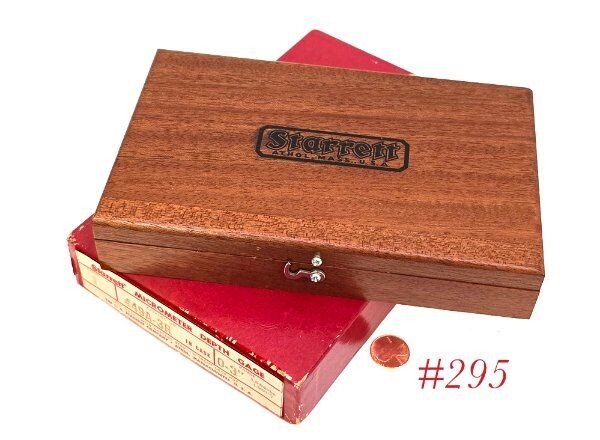 super nice BOX ONLY STARRETT 449 depth gage case box