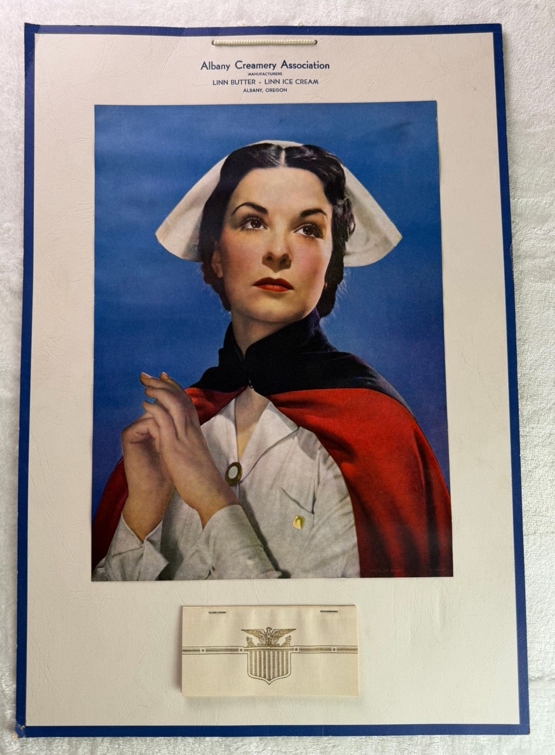 Vintage UNUSED 1943 Albany Creamery Calendar 20\