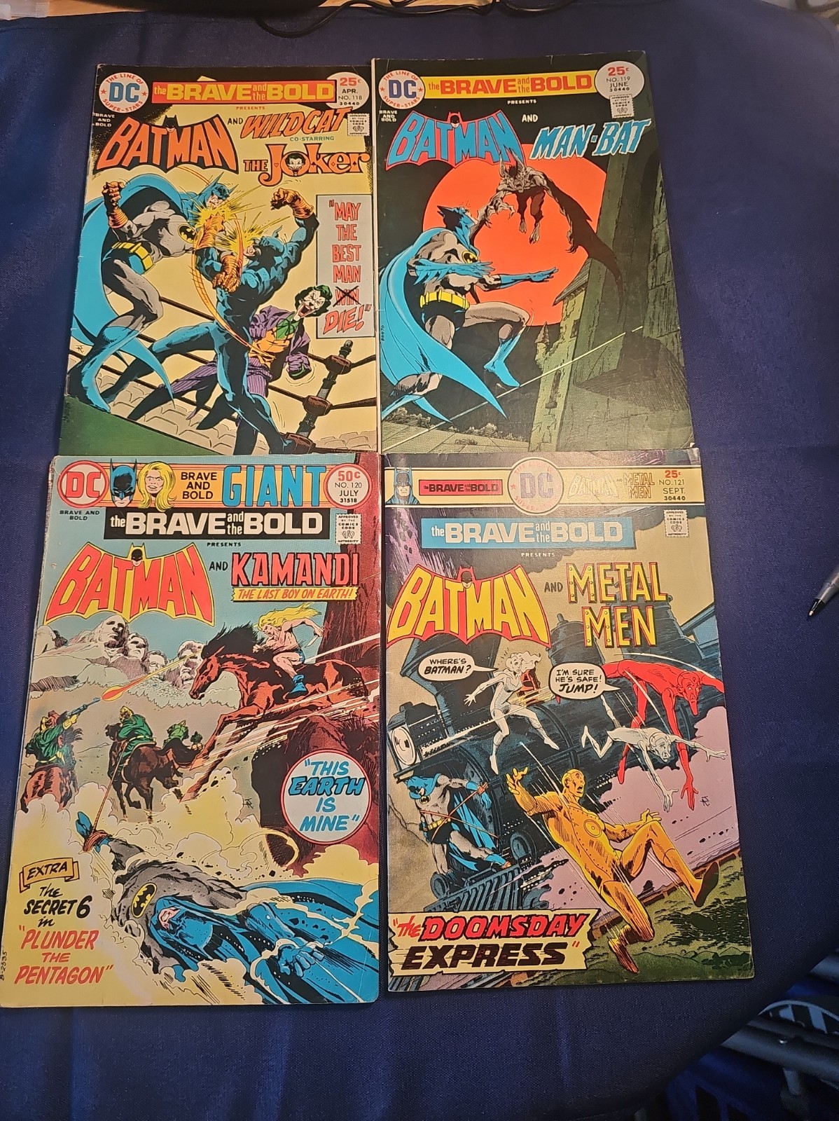 Brave And The Bold Lot. Issues 118,119,120,121