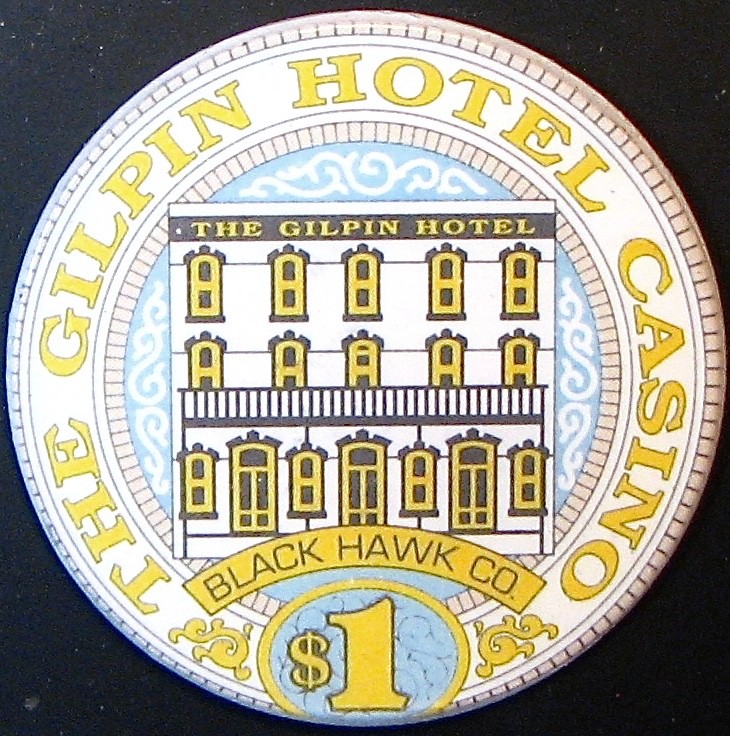 Gilpin. $1 Casino Token. Black Hawk, CO. J75.