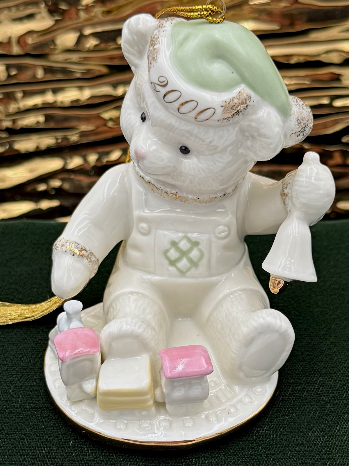 Lenox Classics Ornament Collection Teddy\'s Millenium Wish 2000-BRAND NEW w COA/B