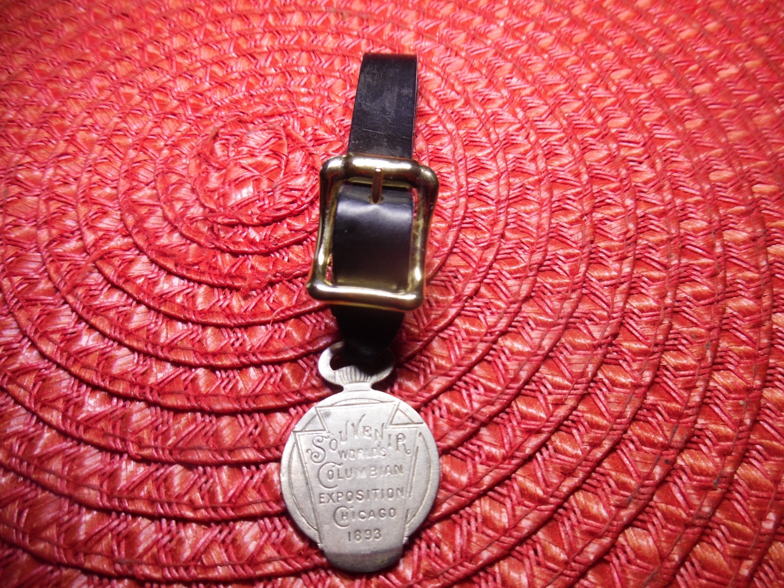 ORIGINAL 1893 Souvenir World Fair Columbian Exposition Chicago Watch Opener W/S