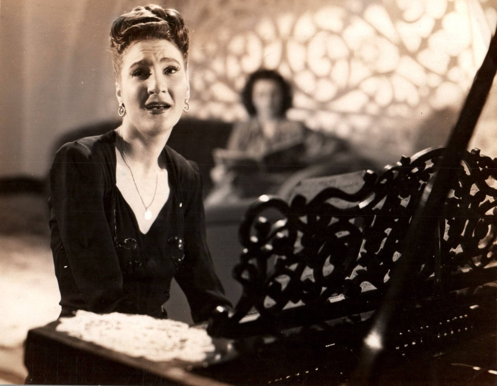 CUBA CUBAN VEDETTE SINGER VITOLA STUNNING PORTRAIT 1947VINTAGE  ORIG Photo 601