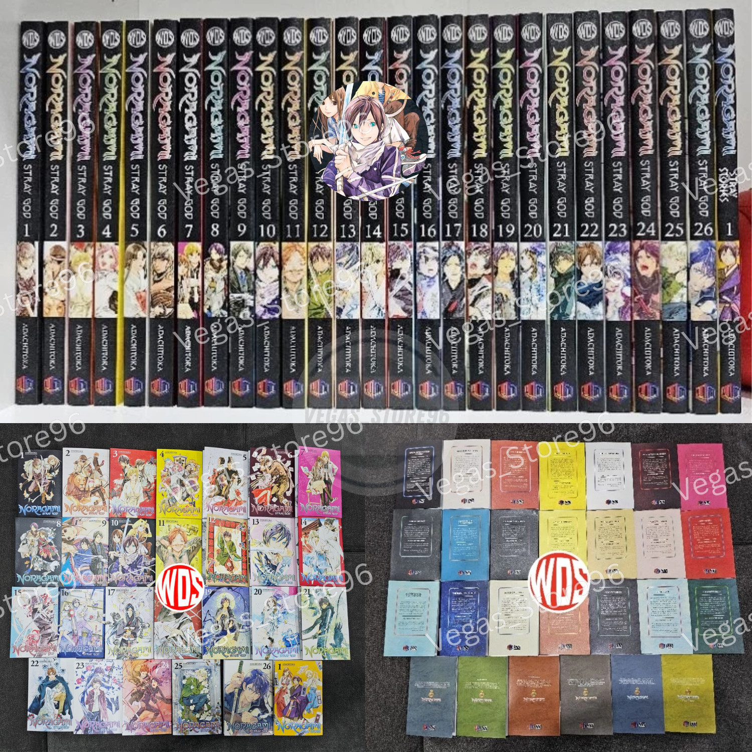 Noragami Stray God Manga English Vol 1-26 + Noragami Stray Stories Full Set DHL