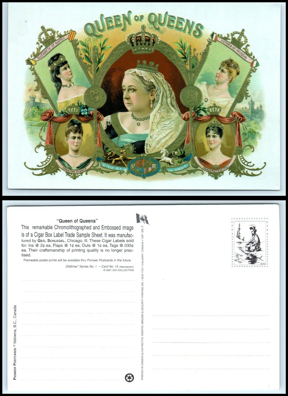 REPRO Postcard - Queen Of Queens AT