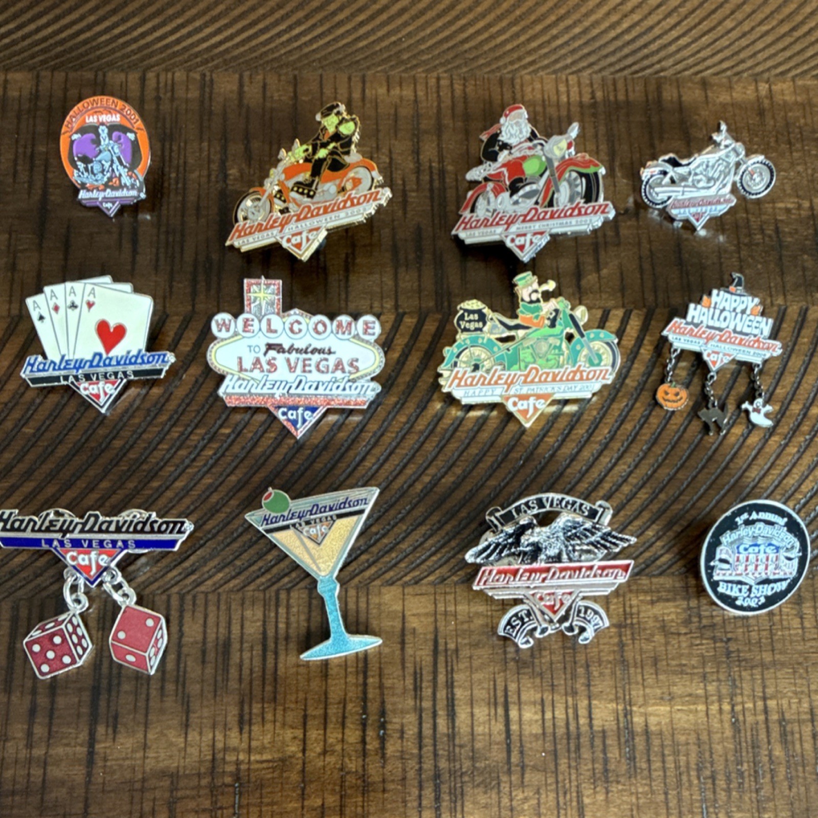 Harley-Davidson Las Vegas Cafe Collectible Pins  