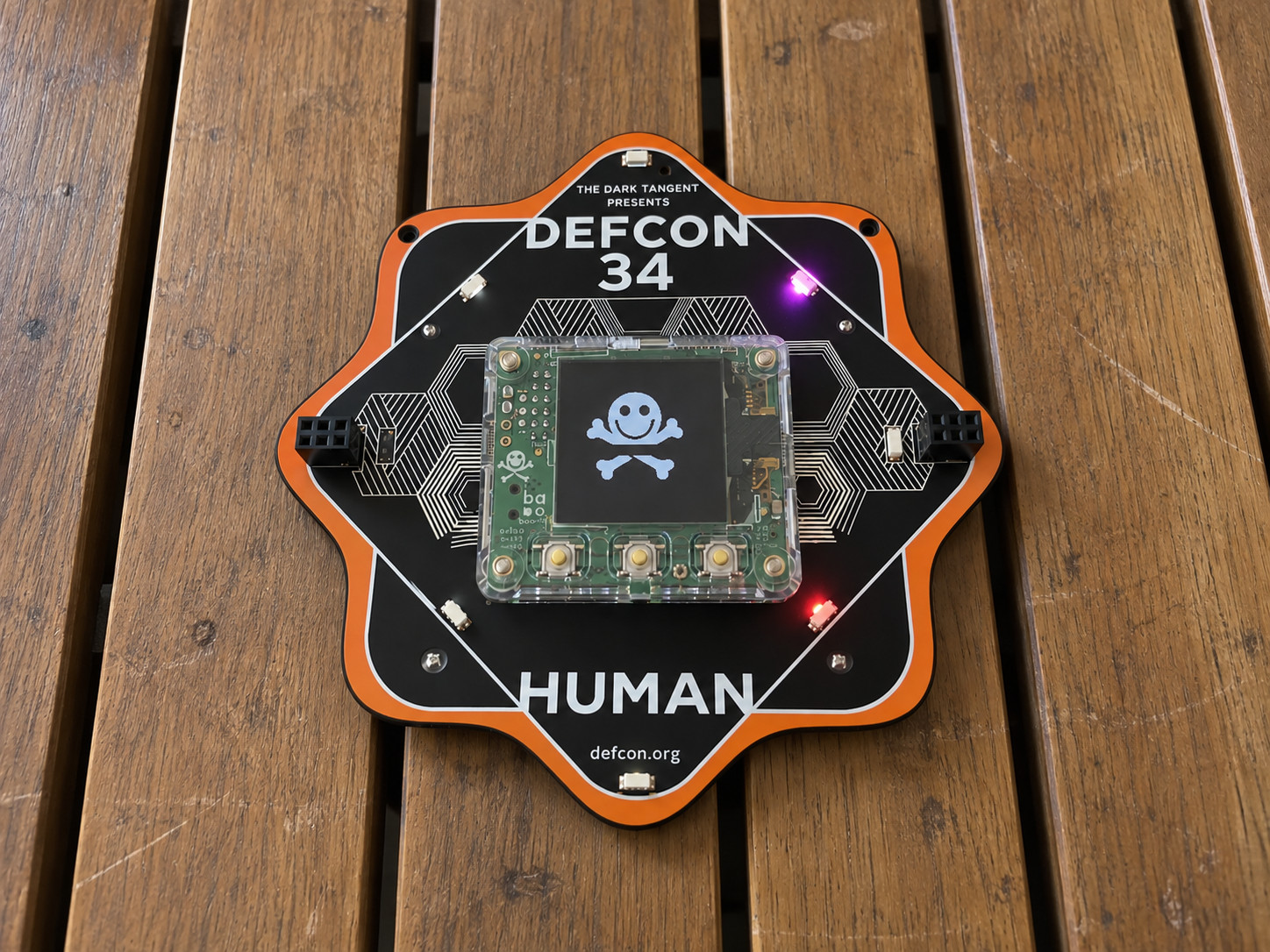 DEF CON 34 Human Badge - from DEFCON conference Vegas 2026