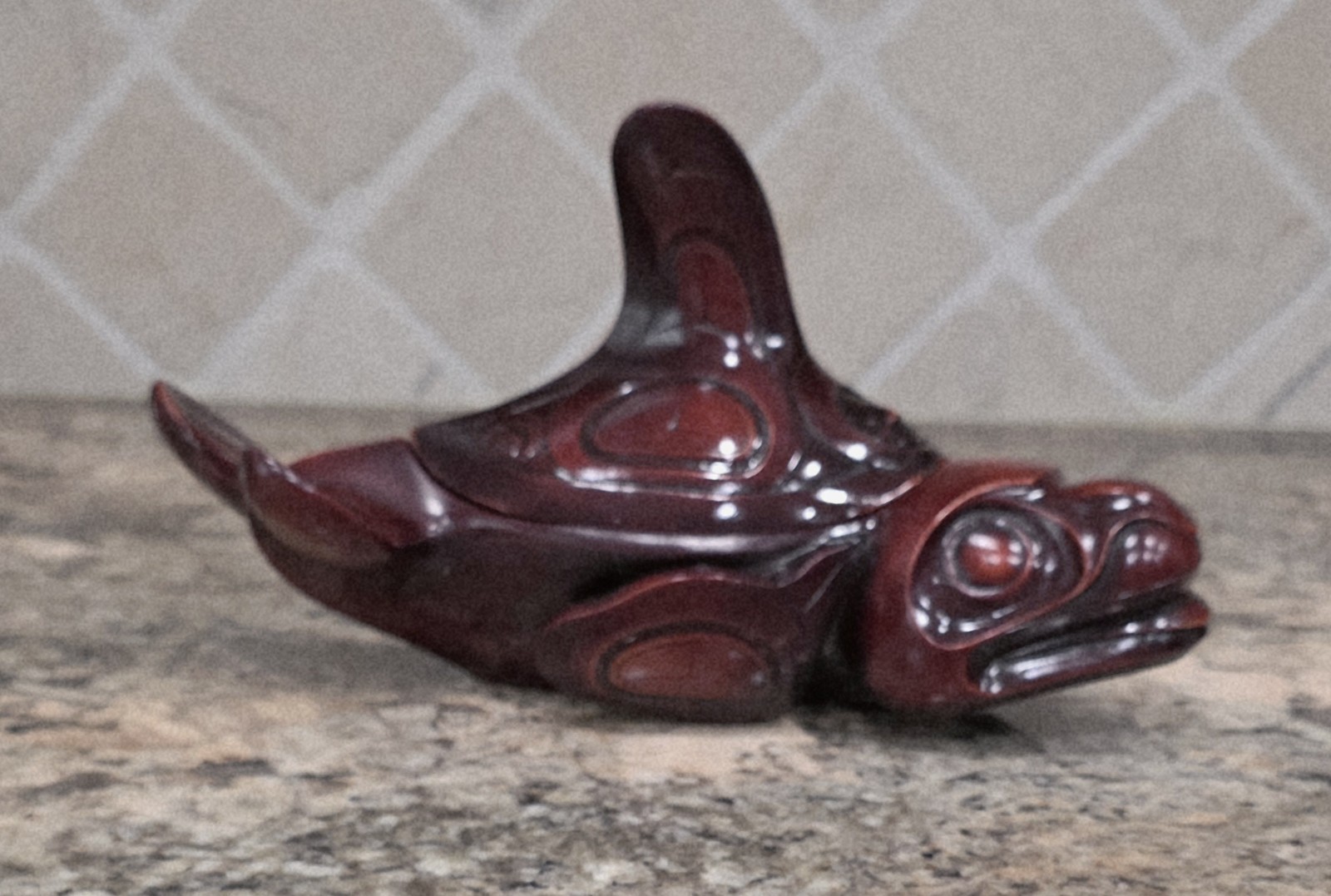 Vintage Boma Spirit Box - Killer Whale, Sculpted by Thomas McPhee