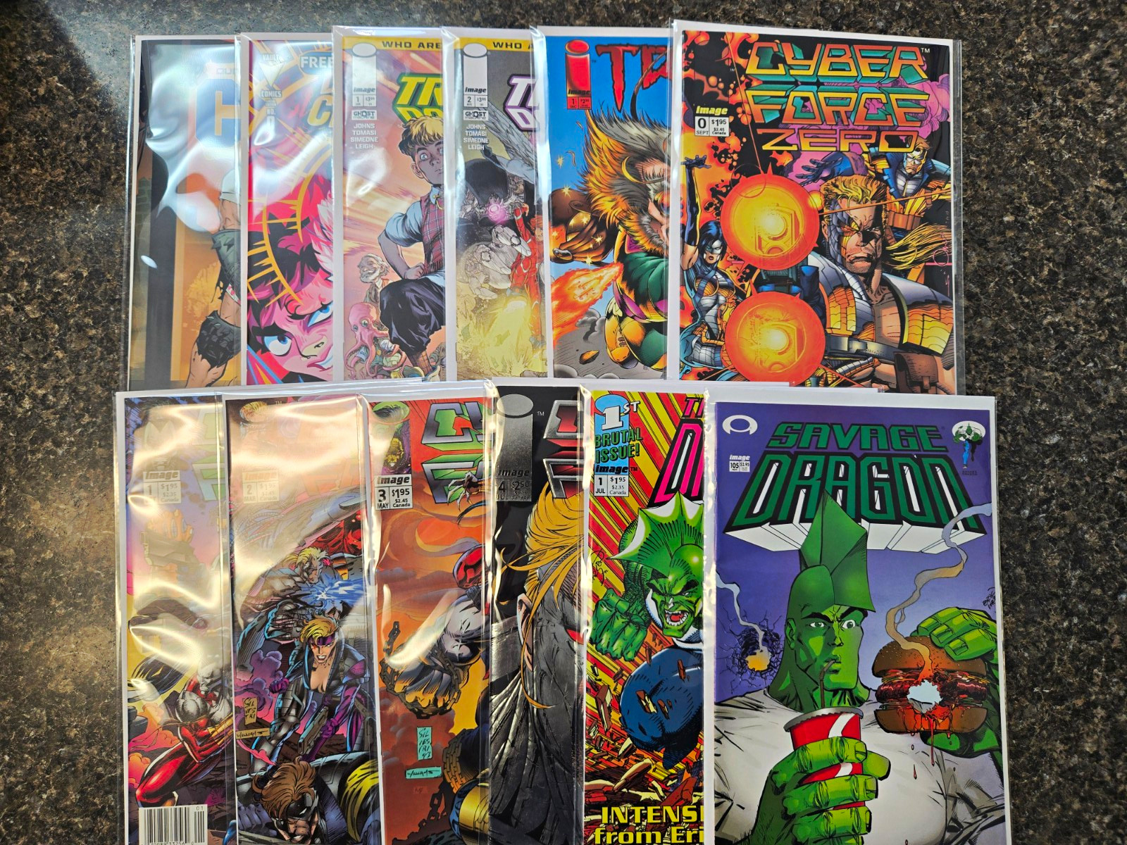 Savage Dragon Mixed Lot Comic Book Lot - Assorted Comic Books Collection