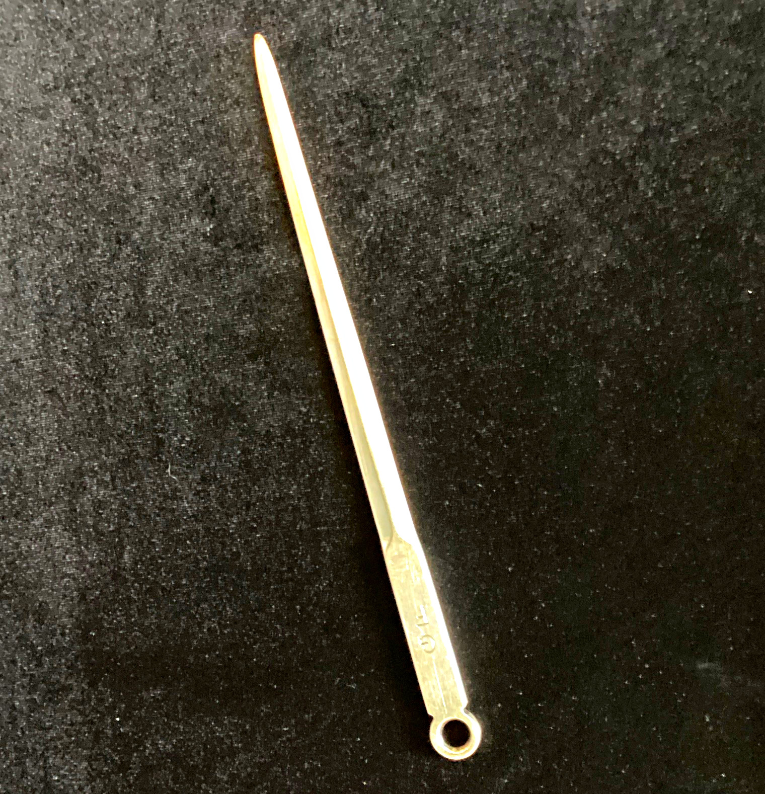 Tiffany & Co Makers Sterling Silver Letter Opener with Ring Handle